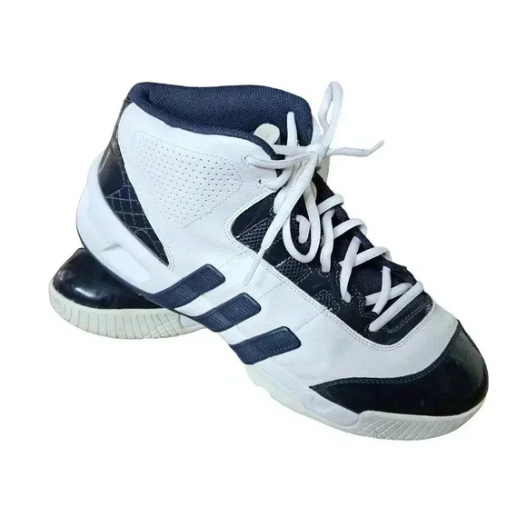 Men's Adidas True Team Mid Basketball Shoe - Picture 1 of 8